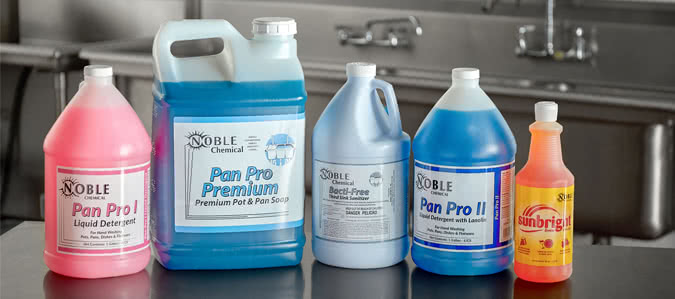 Noble Chemical Warewashing Manual Products